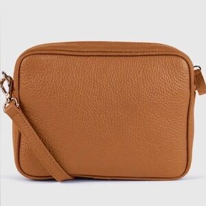Quince Women’s Italian Leather Crossbody Cognac Leather Crossbody Bag